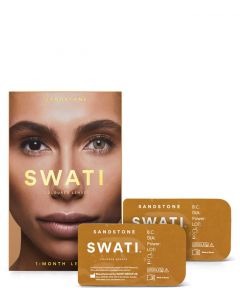 SWATI Cosmetics Coloured Lenses Sandstone, 1 md.