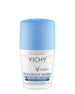 Vichy Mineral Deodorant 48H Roll On, 50 ml.